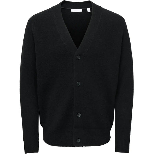 Cardigan Uomo Only & Sons - Onsray Reg Ls Cardigan Knit Frml Noos - Nero