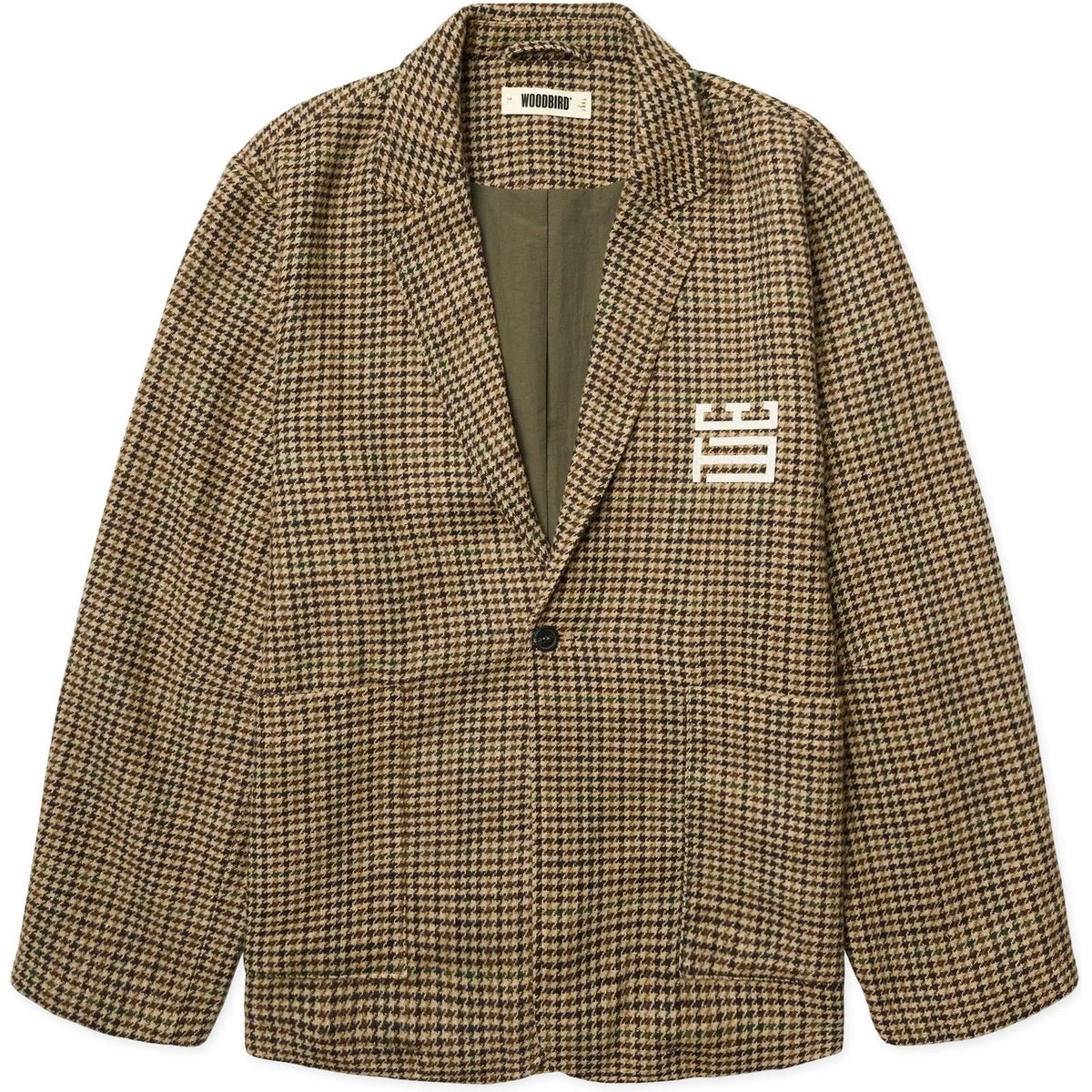 Blazer Uomo Woodbird - WBGing Check Blazer - Marrone