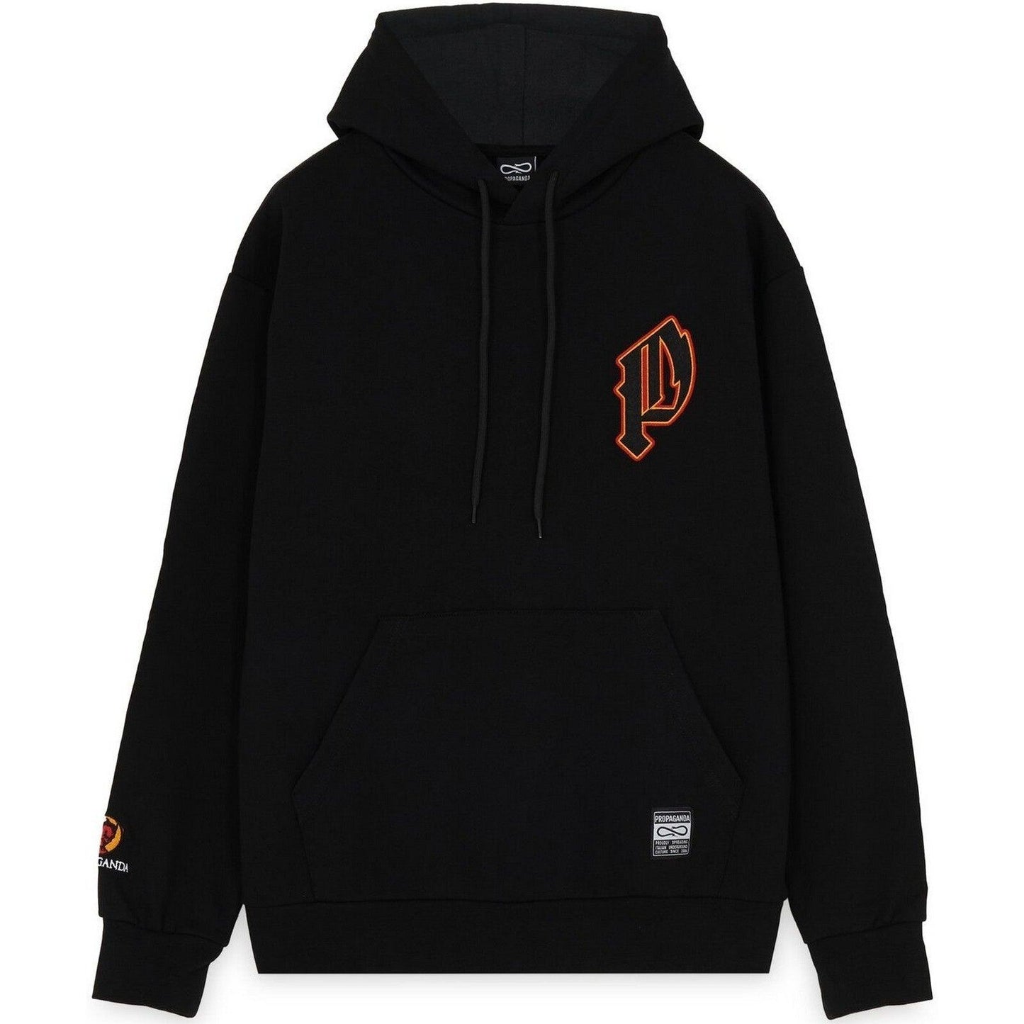 Felpe con cappuccio Uomo Propaganda - Mefisto Hoodie - Nero