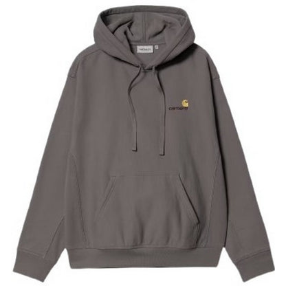 Felpe con cappuccio Uomo Carhartt Wip - Hooded American Script Sweat - Viola