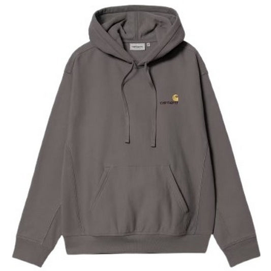 Felpe con cappuccio Uomo Carhartt Wip - Hooded American Script Sweat - Viola