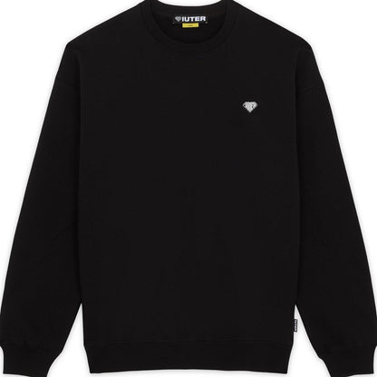 Felpe senza cappuccio Uomo Iuter - Heart Logo Crewneck - Nero