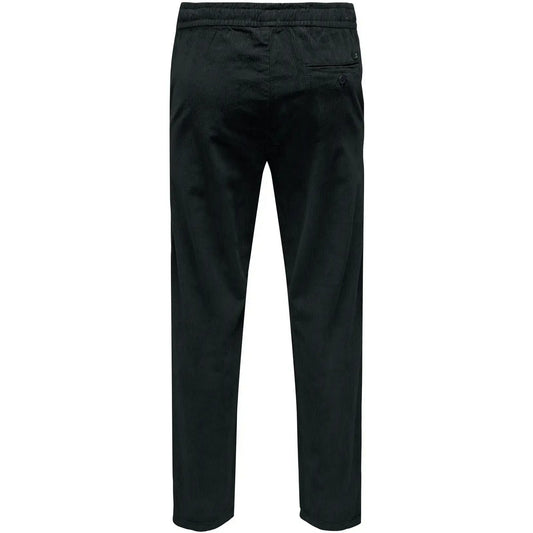 Pantaloni Uomo Only & Sons - Onslinus Tap Corduroy 0185 Pant Noos - Nero