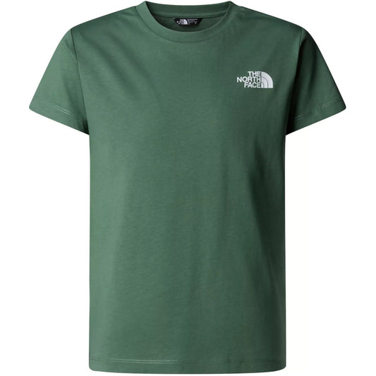 T-shirt Ragazzo The North Face - Boy’s Box Nse S/S Tee - Verde