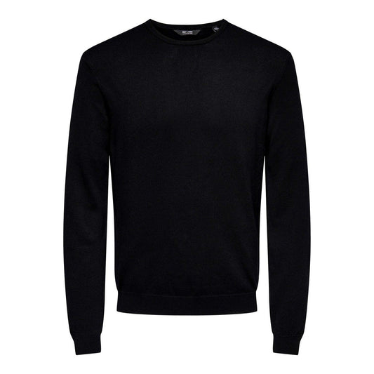 Maglioni Uomo Only & Sons - Onswyler Life Ls Crew Knit Noos - Nero