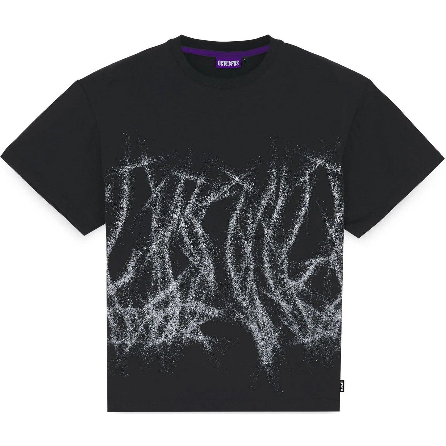 T-shirt Uomo Octopus - Octopus Futurism Tee - Nero