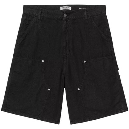 Bermuda Donna Carhartt Wip - W' Branford Double Knee Short - Nero