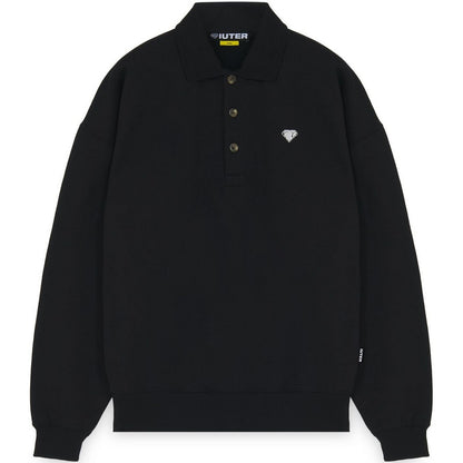 Maglie a manica lunga Uomo Iuter - Heart Logo Polo Sweater - Nero