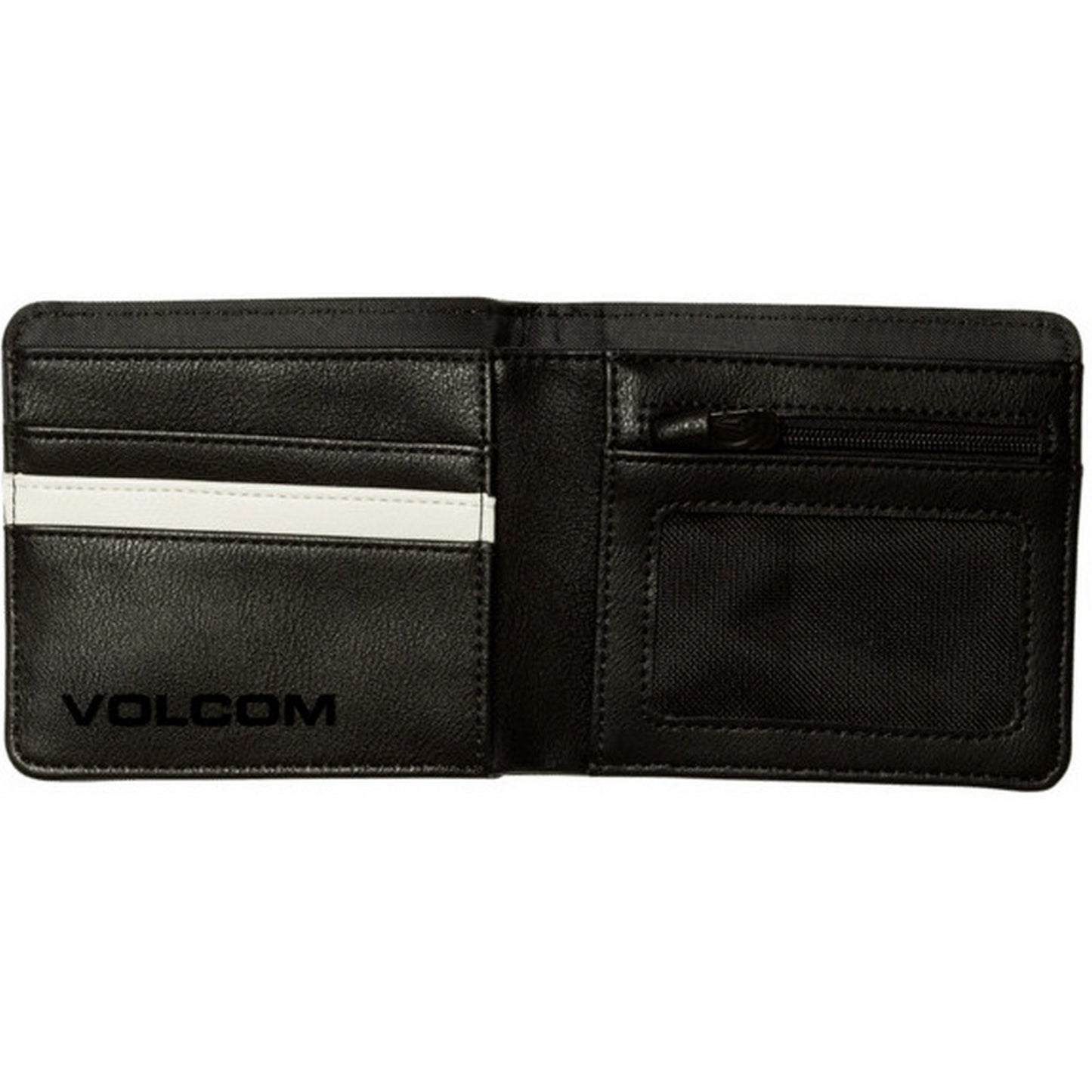 Portafogli Unisex Volcom - Slim Stone Pu Wallet L - Nero