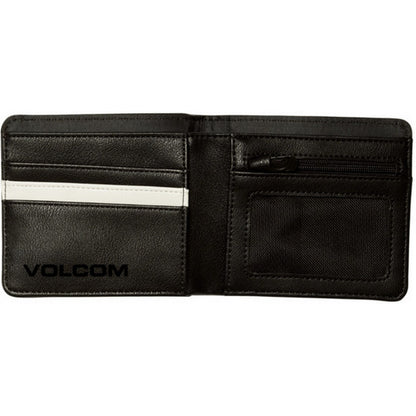 Portafogli Unisex Volcom - Slim Stone Pu Wallet L - Nero