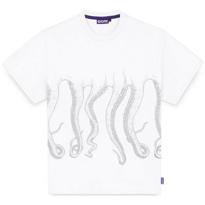 T-shirt Uomo Octopus - Octopus Outline Tee - Bianco