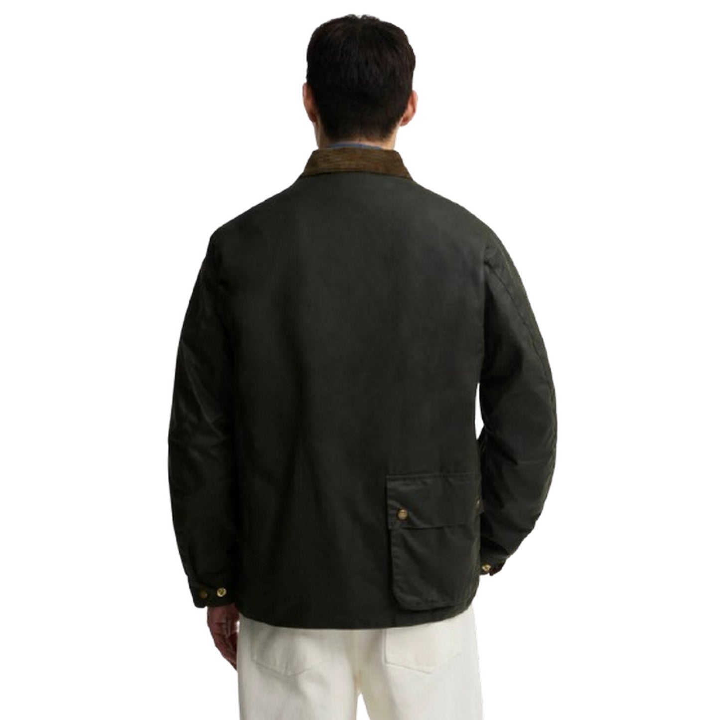 Giacche Uomo Barbour International - Brake Line Wax Jacket - Verde