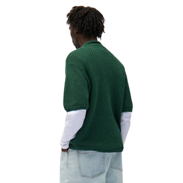 Camisas Informales Hombre Art Antwerp - Camisa De Ganchillo - Verde