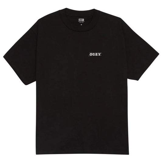 T-shirt Uomo Obey - Obey Scribble Tee - Nero