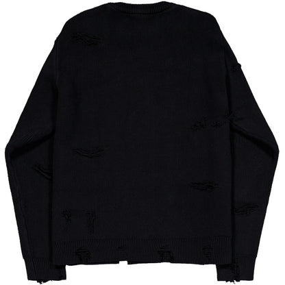 Maglioni Uomo Alpha Industries - Distressed Logo Pullover - Nero