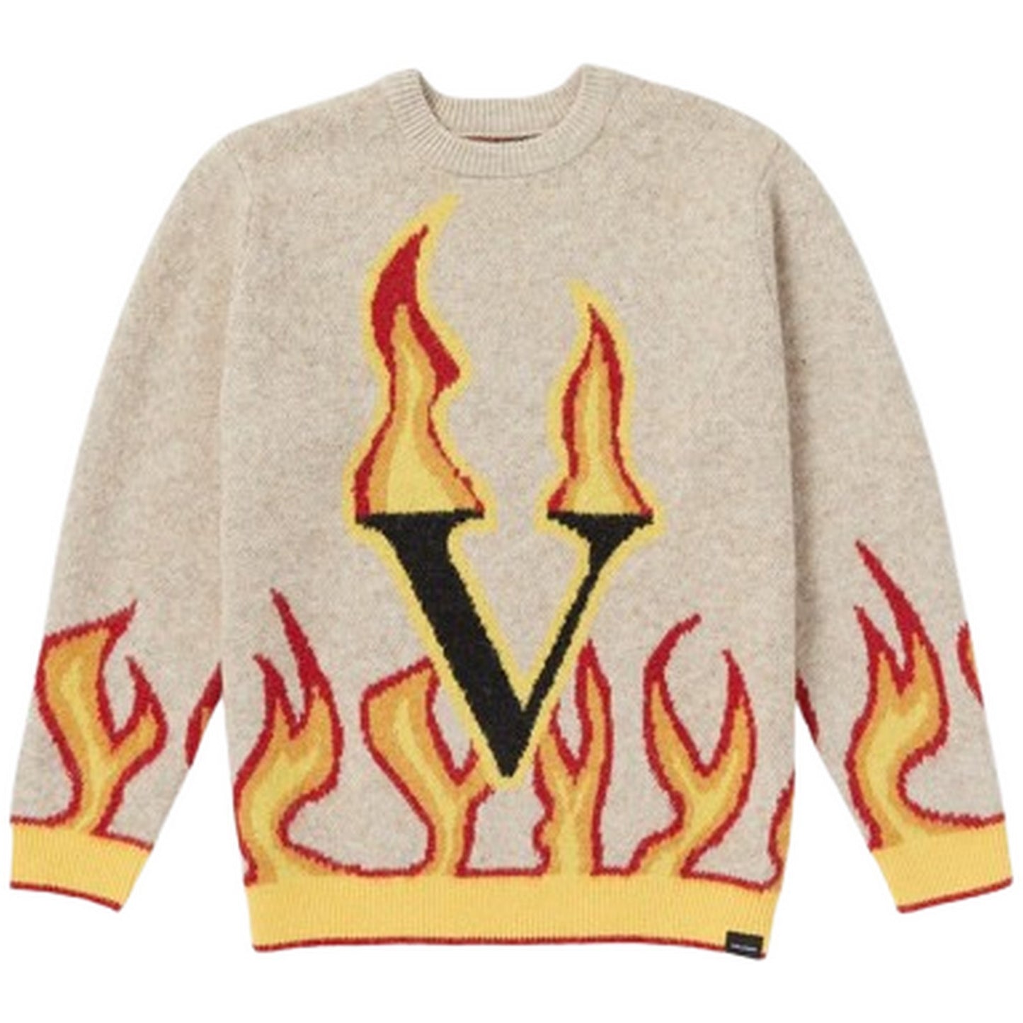 Maglioni Uomo Volcom - Fergadelic Sweater - Bianco