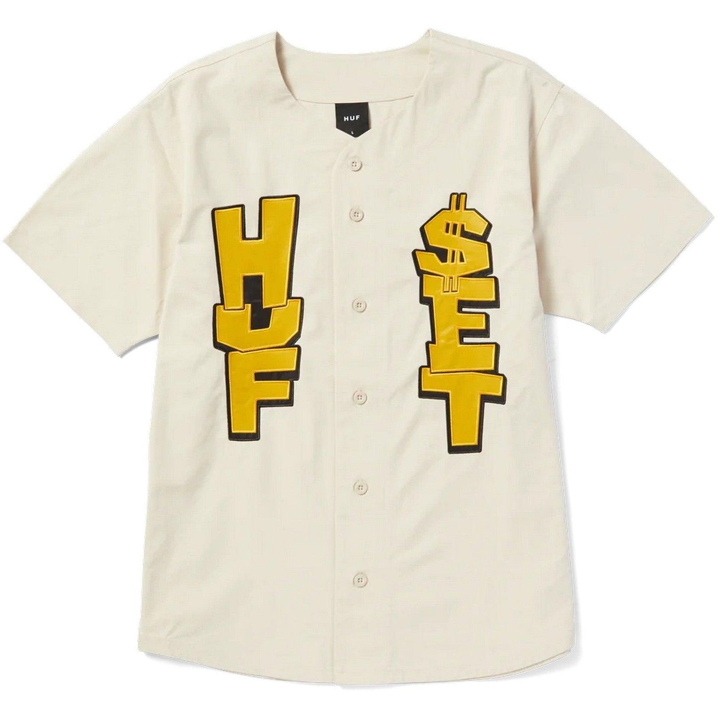 Maglie Uomo Huf - Huf Team Baseball Jersey - Beige