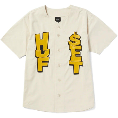 Maglie Uomo Huf - Huf Team Baseball Jersey - Beige