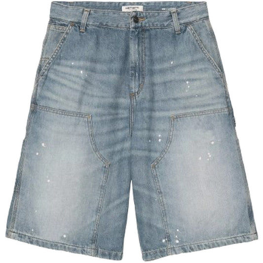 Pantaloncini Donna Carhartt Wip - W' Nixon Double Knee Short - Blu