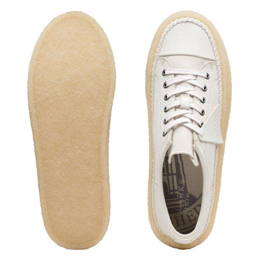 Męskie tenisówki Clarks – Caravan Low – Białe