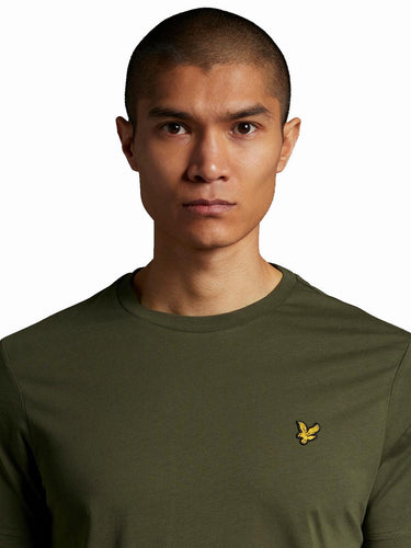 T-shirt Uomo Lyle & Scott - Plain T-Shirt - Verde