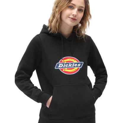 Felpe con cappuccio Donna Dickies - Icon Logo Hoodie - Nero