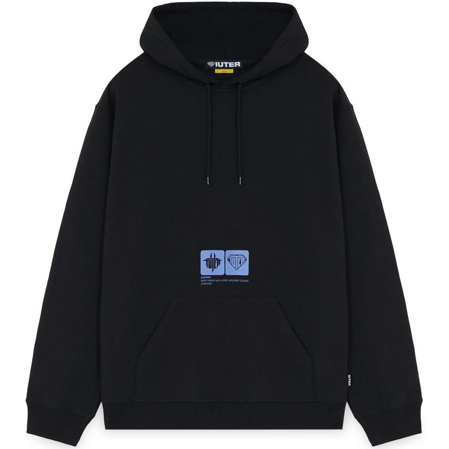 Felpe con cappuccio Uomo Iuter - Tab Hoodie - Nero