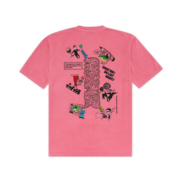 T-shirt Uomo Pas De Mer - Maze T-Shirt - Fucsia
