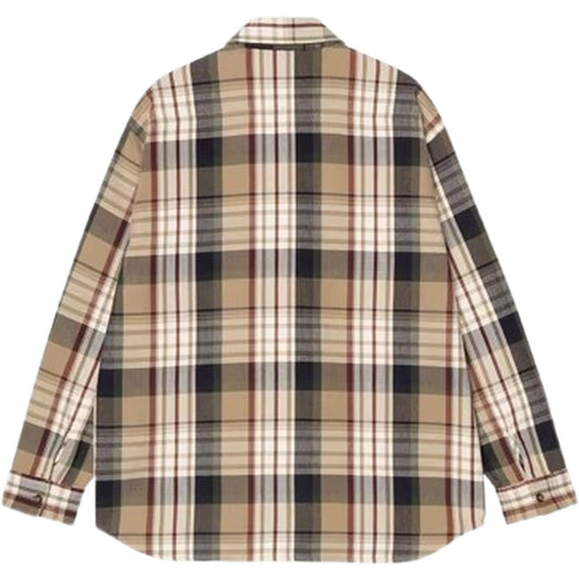 Camicie casual Uomo Carhartt Wip - L/S Tamblyn Shirt - Marrone