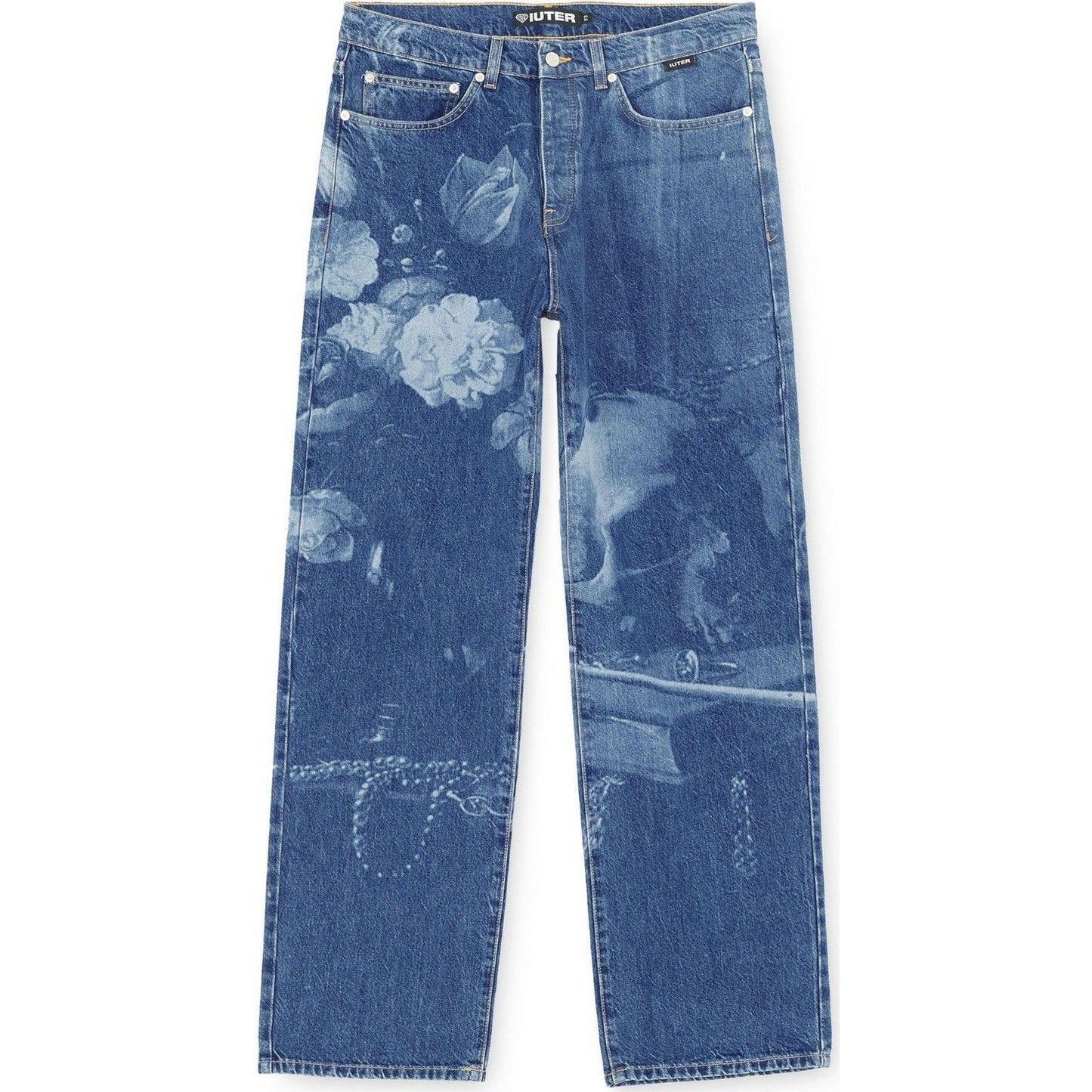 Jeans Uomo Iuter - Still Life Loose Denim Pants - Blu