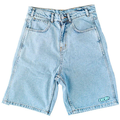 Bermuda Uomo Deceit - Deceit Logo Denim Short - Celeste