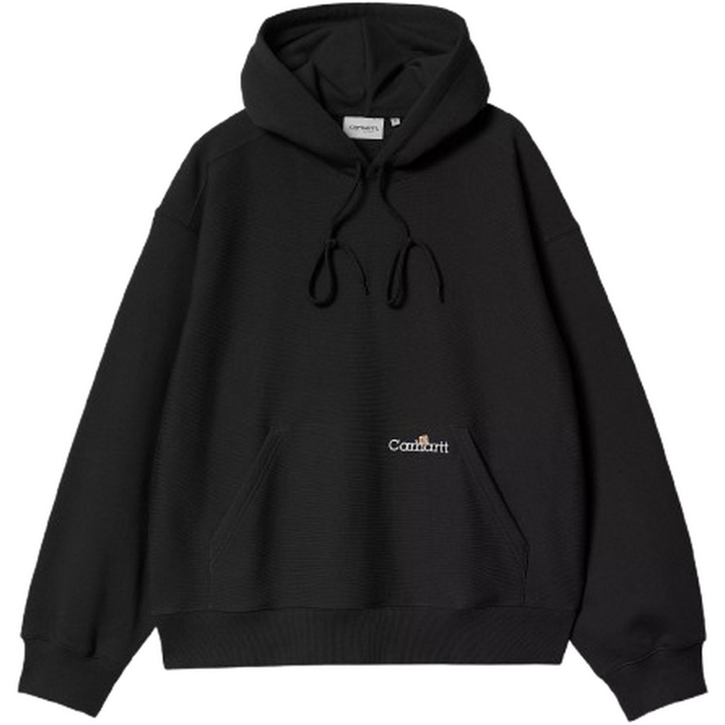 Felpe con cappuccio Uomo Carhartt Wip - Hooded Label Script Sweat - Nero