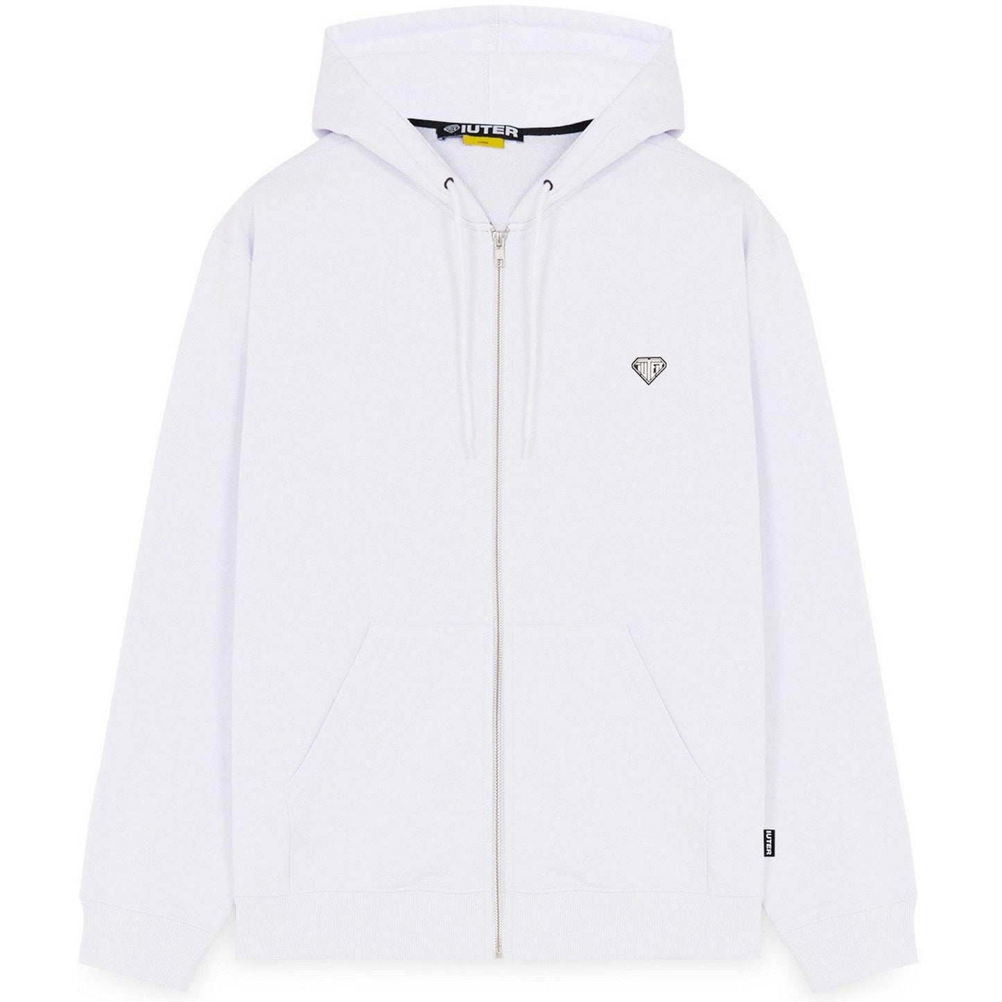 Felpe con cappuccio Uomo Iuter - Heart Logo Zip Hoodie - Bianco