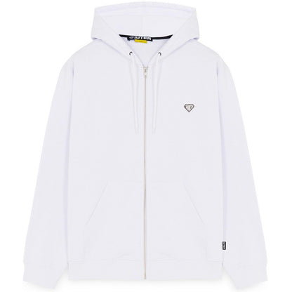 Felpe con cappuccio Uomo Iuter - Heart Logo Zip Hoodie - Bianco