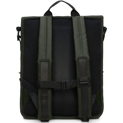 Borse a spalla Unisex Rains - Trail Mountaineer Rolltop W3 - Verde