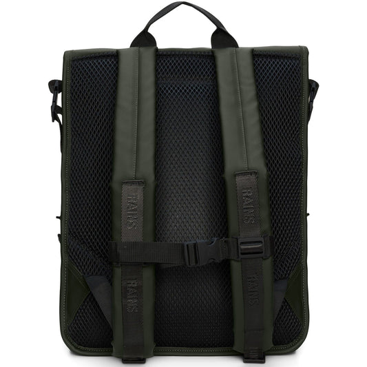 Borse a spalla Unisex Rains - Trail Mountaineer Rolltop W3 - Verde