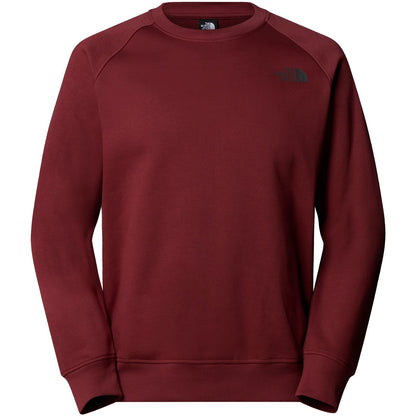 Felpe senza cappuccio Uomo The North Face - M Raglan Box Nse Crew - Bordeaux