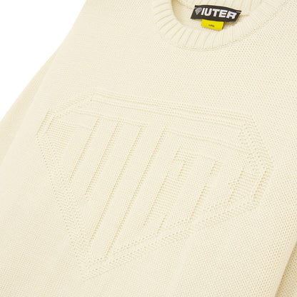 Maglioni Uomo Iuter - Links Logo Knit Sweater - Avorio
