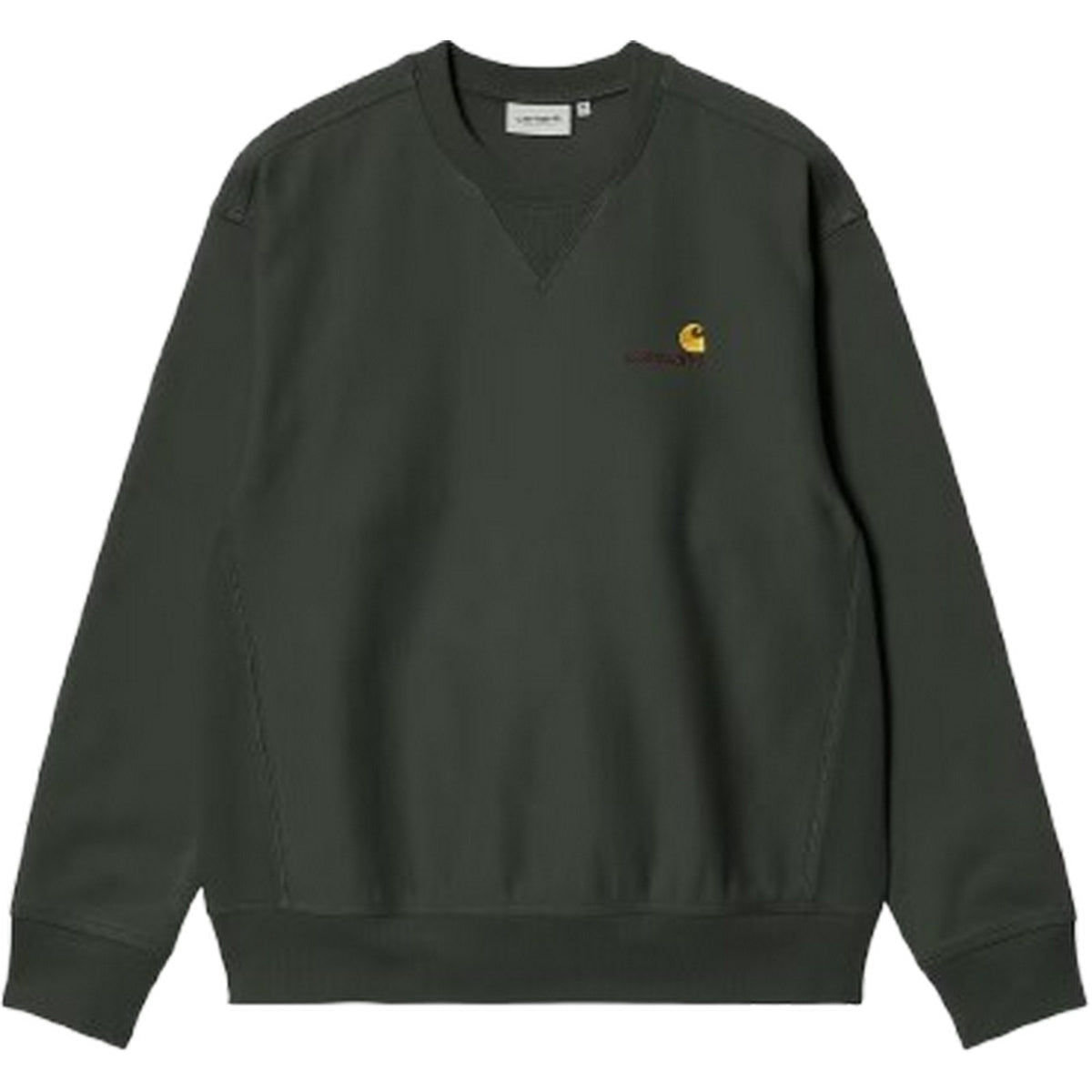 Felpe senza cappuccio Uomo Carhartt Wip - American Script Sweat - Verde