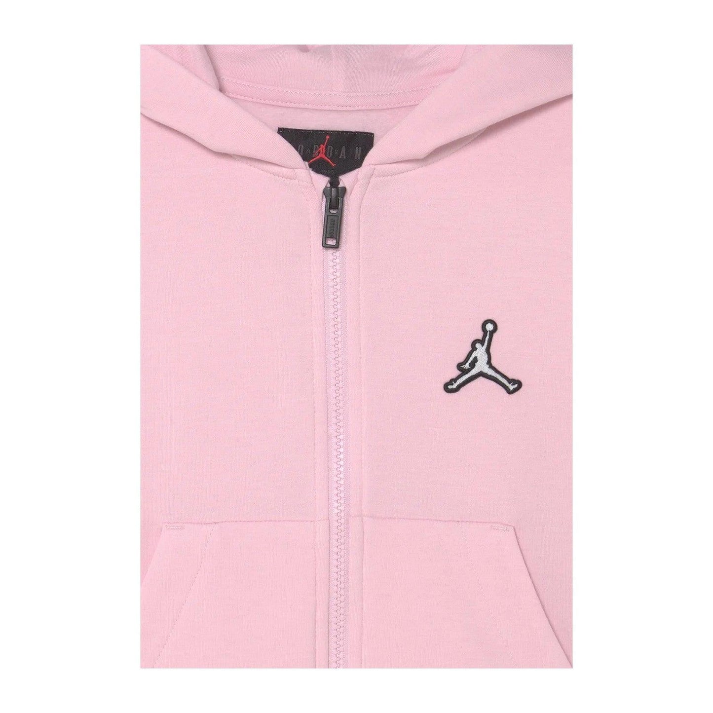 Felpe con cappuccio Ragazza Jordan - Essentials Boxy Fz Hoodie - Rosa