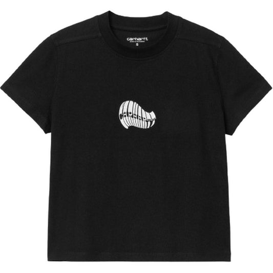 T-shirt Donna Carhartt Wip - W' S/S Psshh T-Shirt - Nero