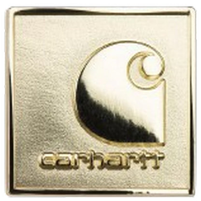 Spille e fermagli Unisex Carhartt Wip - Square Label Pin - Oro