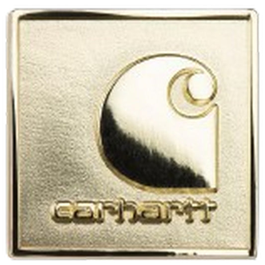 Spille e fermagli Unisex Carhartt Wip - Square Label Pin - Oro