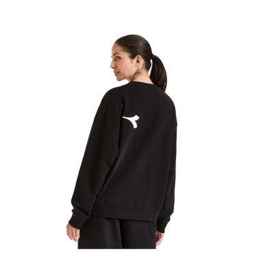 Felpe senza cappuccio Uomo Diadora - Sweatshirt Crew Manifesto - Nero