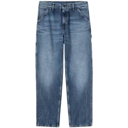 Pantaloni Uomo Carhartt Wip - Single Knee Pant - Blu