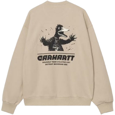 Carhartt Wip Herren-Langarmhemden – Wiptopia Sweat – Weiß