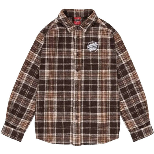 Camicie Ragazzi Unisex Santa Cruz - Youth Chopper LS Shirt - Marrone