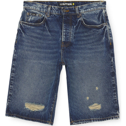 Pantaloncini Uomo Iuter - Baggy Denim Shorts - Blu