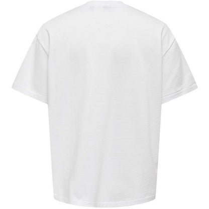 T-shirt Uomo Only & Sons - Onsmillenium Ovz Ss Tee - Bianco