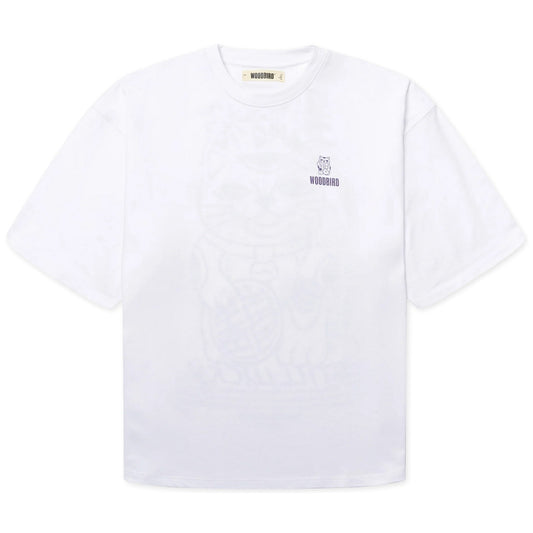 T-shirt Uomo Woodbird - Wbbeam Lucky Tee - Bianco